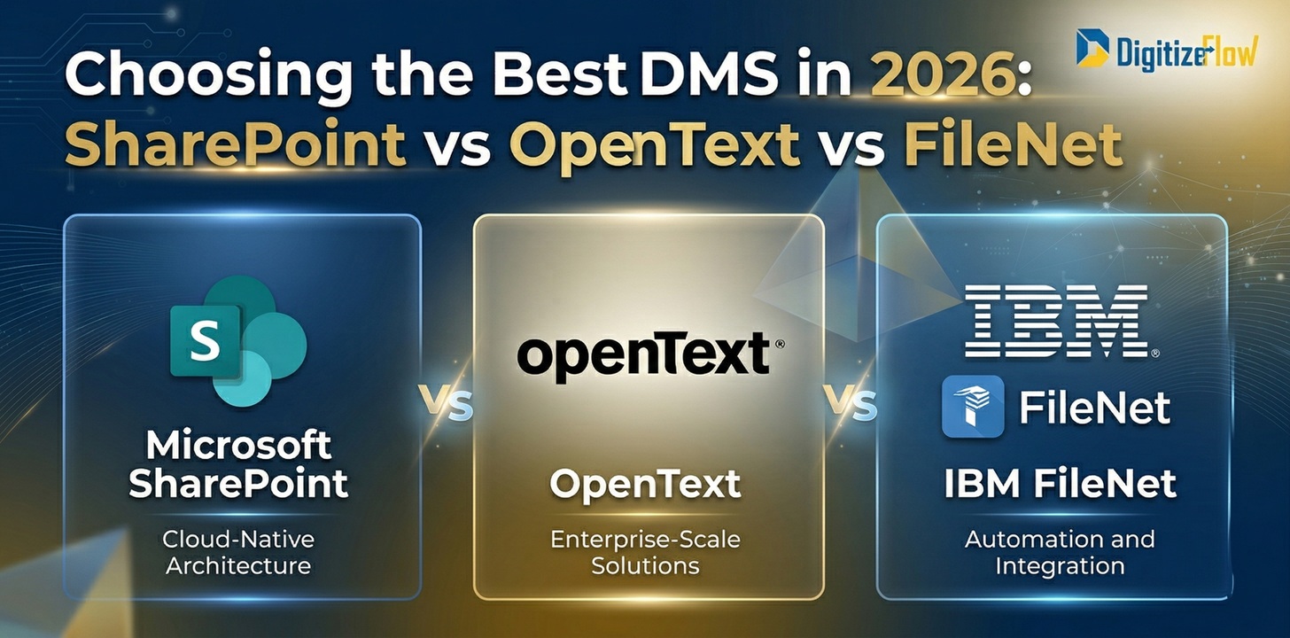 Choosing the Best DMS in 2026: SharePoint vs OpenText vs FileNet